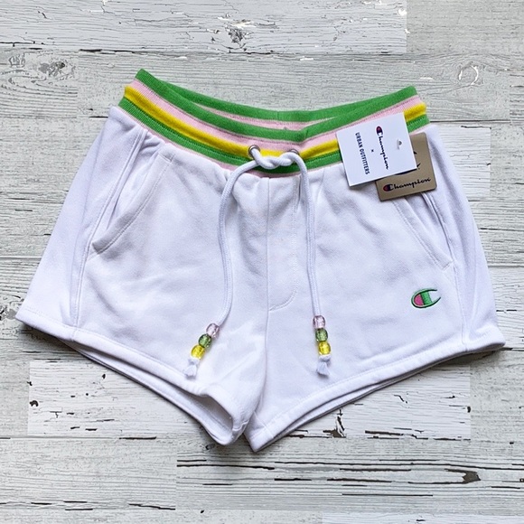 champion & uo reverse weave drawstring short
